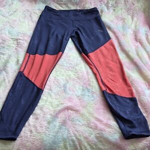 Puma Navy and Coral Leggings